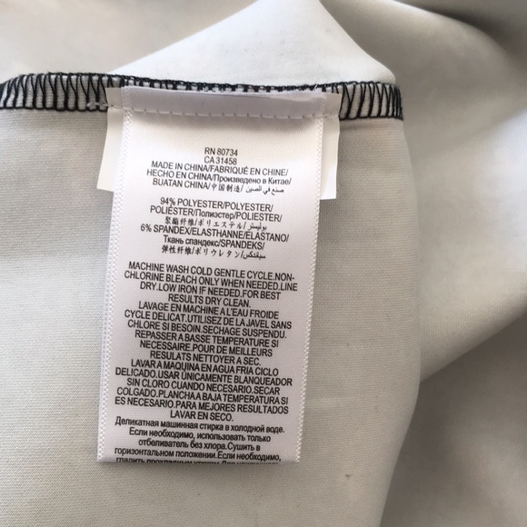 BCBGeneration Women’s Dress Black Floral Colorful Sleeveless Back zipper NWT - Picture 10 of 10